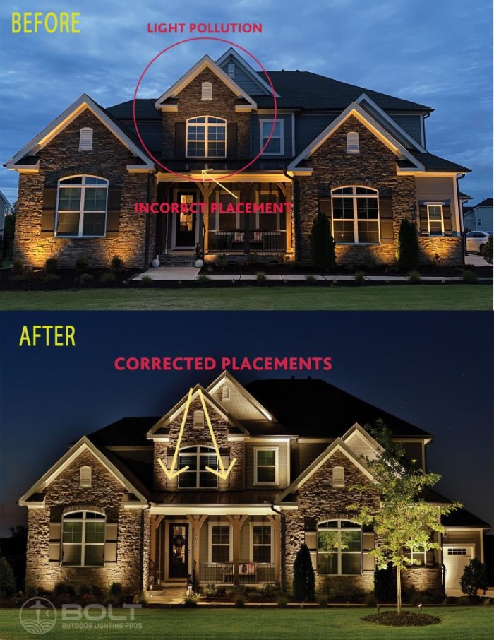 Lighting design correction